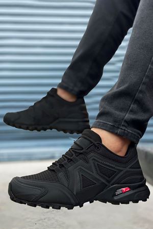 Boy Uzatan Gizli Topuk Siyah Füme Cross X Outdoor Trekking Erkek Ayakkabı
