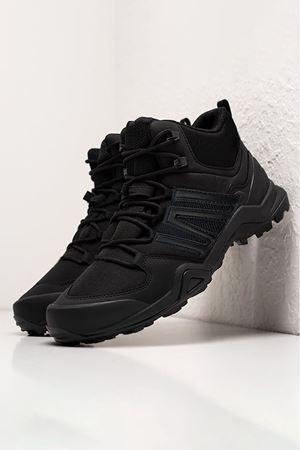 Boy Uzatan Gizli Topuk Siyah Outdoor Trekking Erkek Spor Bot