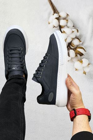 Boy Uzatan Gizli Topuk Füme Keten Monarch Kalın Taban Erkek Günlük Ayakkabı