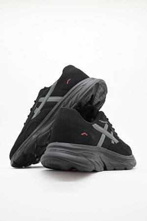 Boy Uzatan Gizli Topuk Siyah Supports Erkek Spor Ayakkabı