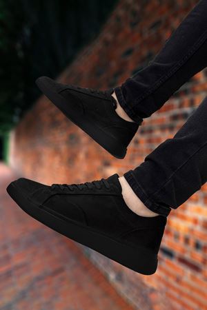 Boy Uzatan Gizli Topuk Siyah Süet Luxor Erkek Ultra Hafif Erkek Casual Ayakkabı