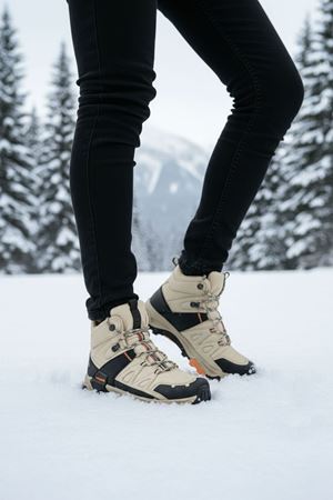 Boy Uzatan Gizli Topuk Çöl Outdoor Trekking Erkek Spor Bot