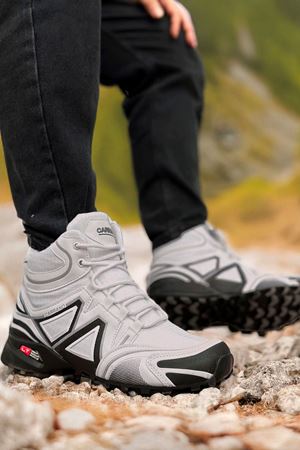 Boy Uzatan Gizli Topuk Buz Siyah Cross X Outdoor Trekking Erkek Bot