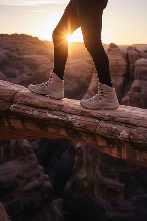 Boy Uzatan Gizli Topuk Çöl Combat Gtx WaterProof Fermuarlı Bot