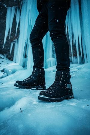 Boy Uzatan Gizli Topuk Siyah Motorcu Bot