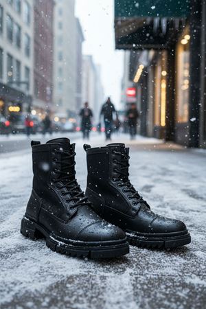 Boy Uzatan Gizli Topuk Siyah Erkek Postal