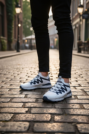 Boy Uzatan Gizli Topuk Gri Erkek Spor Ayakkabı