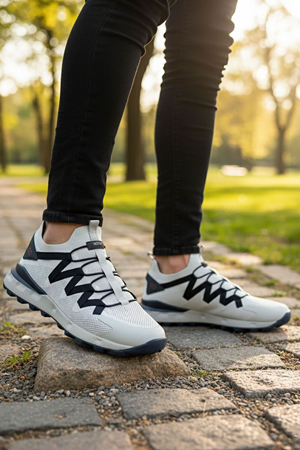 Boy Uzatan Gizli Topuk Gri Erkek Spor Ayakkabı