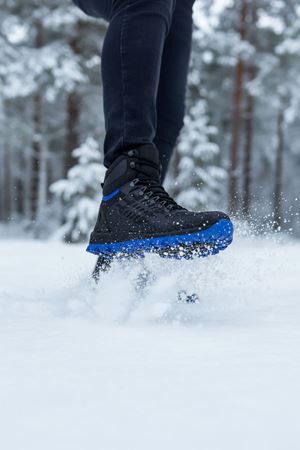 Boy Uzatan Gizli Topuk Siyah Mavi Hydro Su Geçirmez Erkek Outdoor Trekking Bot