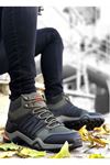 Boy Uzatan Gizli Topuk Haki Outdoor Trekking Erkek Spor Bot