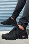 Boy Uzatan Gizli Topuk Siyah Füme Cross X Outdoor Trekking Erkek Ayakkabı
