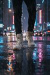 Boy Uzatan Gizli Topuk Çöl Combat Gtx WaterProof Fermuarlı Bot