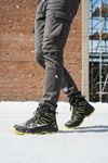 Boy Uzatan Gizli Topuk Siyah Sarı Street Erkek Outdoor Trekking Bot