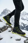 Boy Uzatan Gizli Topuk Siyah Sarı Street Erkek Outdoor Trekking Bot