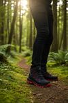 Boy Uzatan Gizli Topuk Siyah Kırmızı Street Erkek Outdoor Trekking Bot - kopya