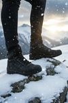 Boy Uzatan Gizli Topuk Siyah Hydro Su Geçirmez Erkek Outdoor Trekking Bot